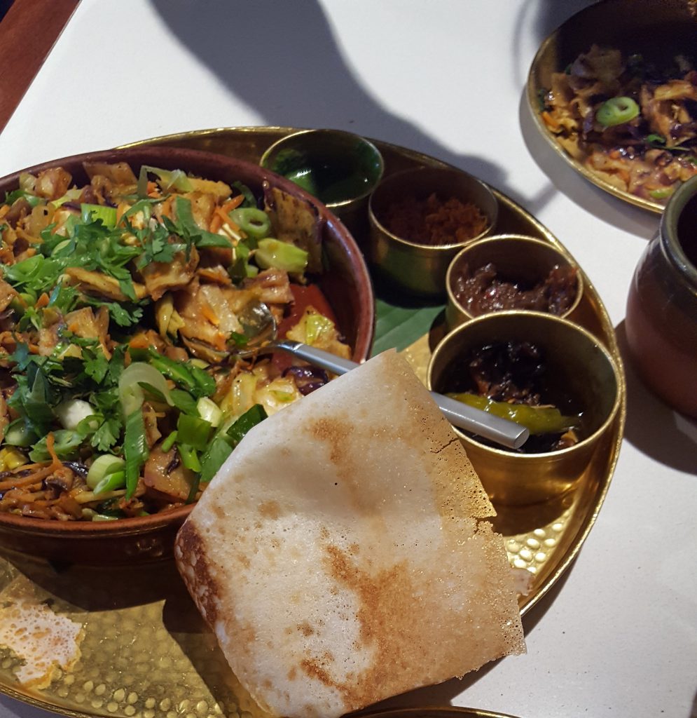 Vegetable Kothu Roti - Vegetarian Food in London