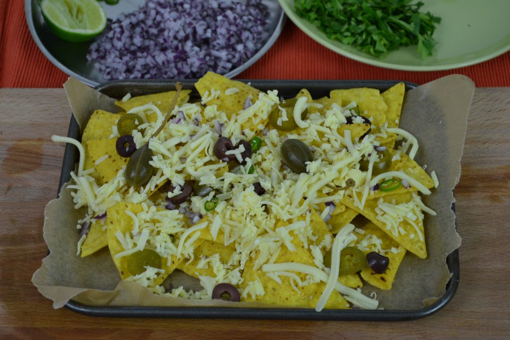 Nachos and vegetarian quesadillas recipe