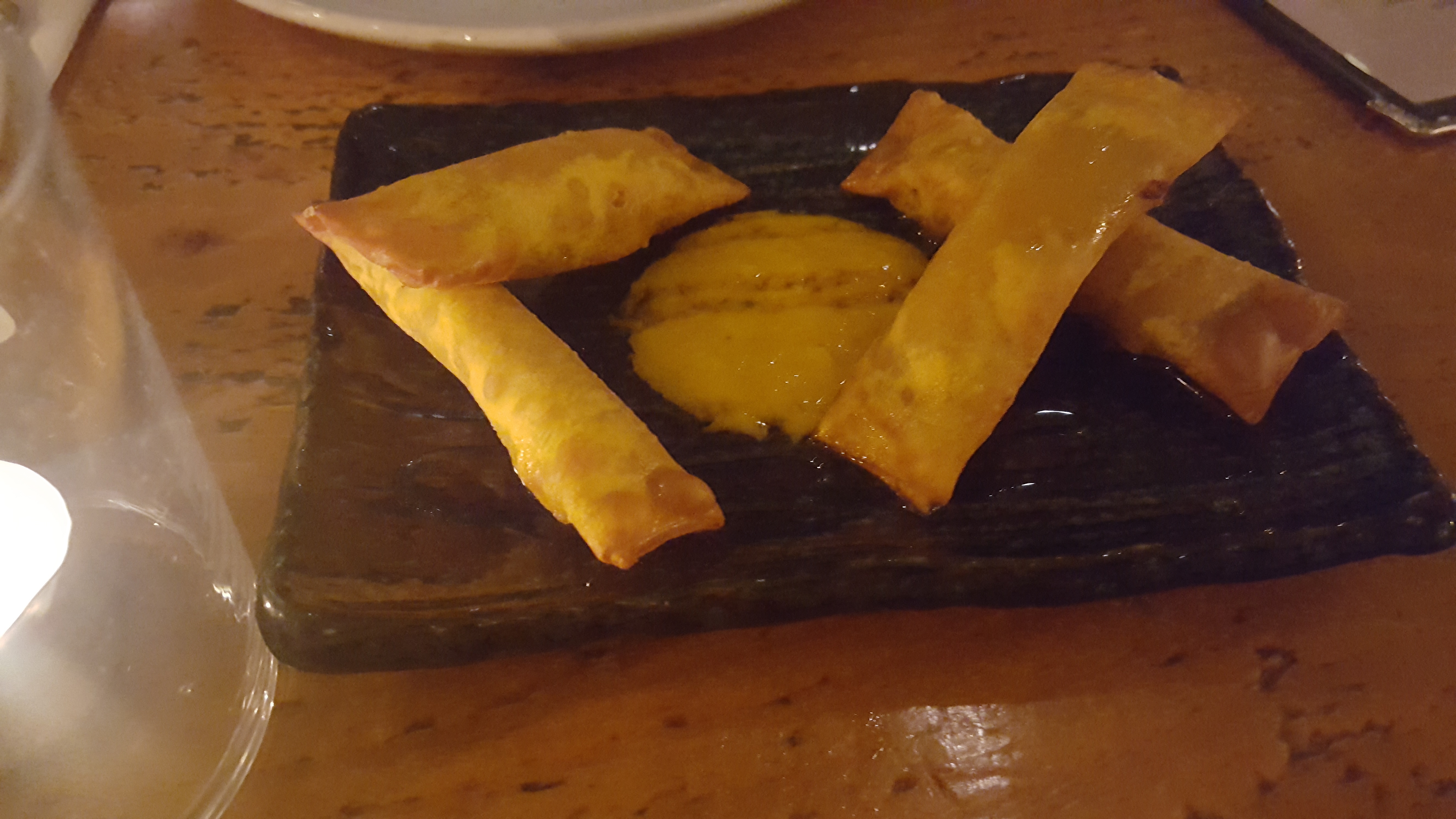Smoked cheddar tequeños Pachamama review
