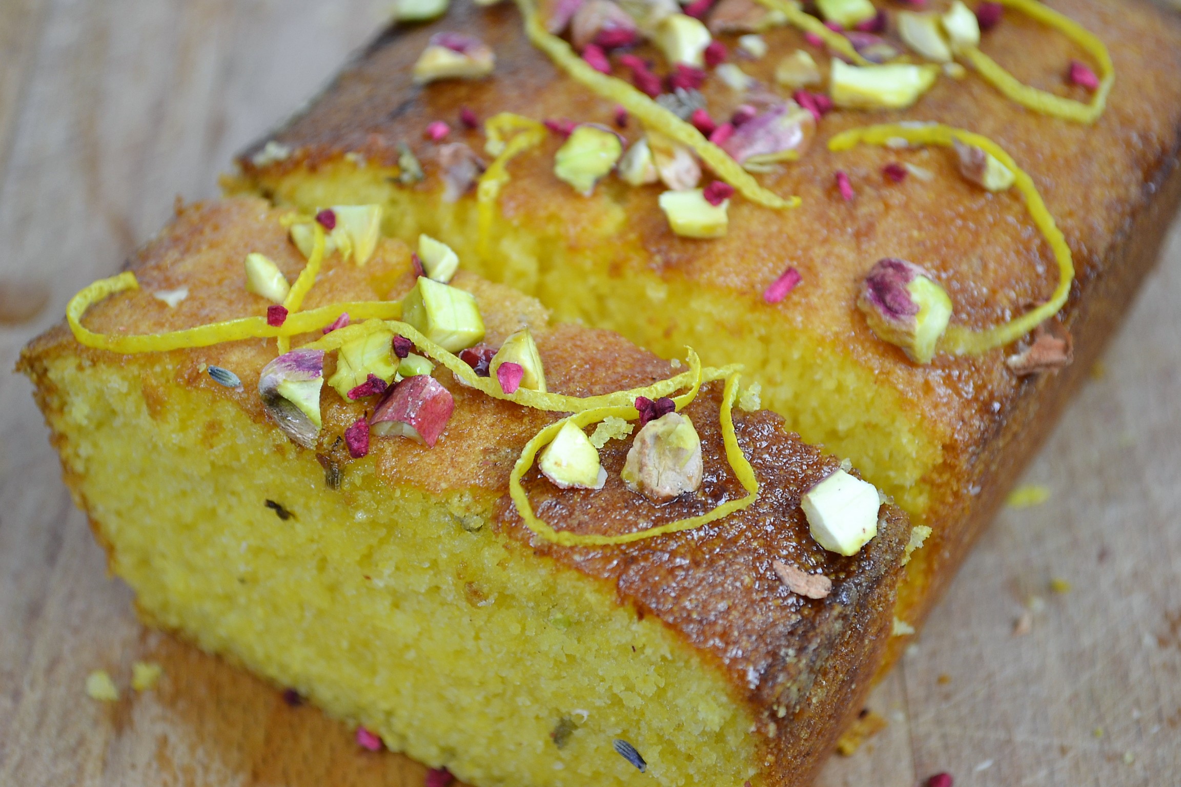 Lemon Lavender Polenta Cake dontask4salt
