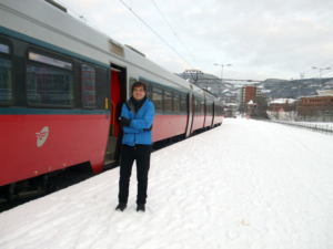 Me at Lillehammer Station Me at Lillehammer Station