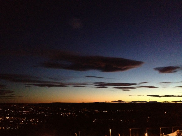 Sunset over Oslo Sunset over Oslo