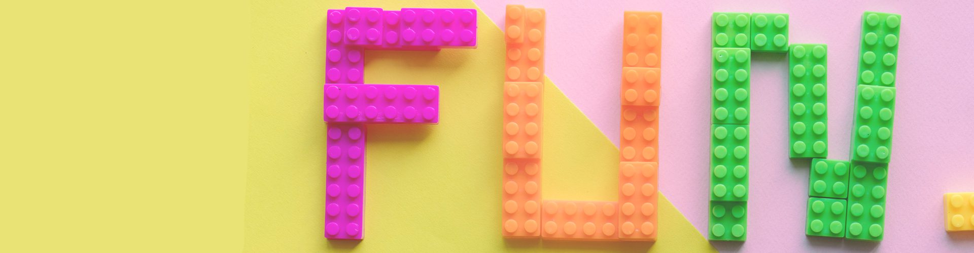 how to make a lego wall - FUN written in lego blocks