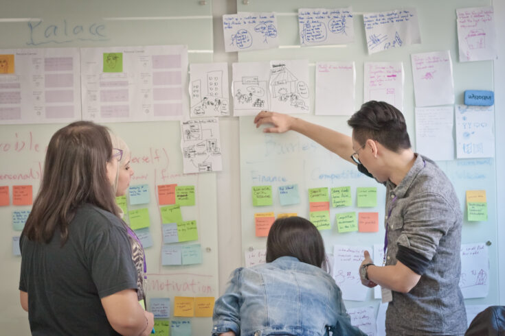 Mapping problems and barriers for the personas from the brief