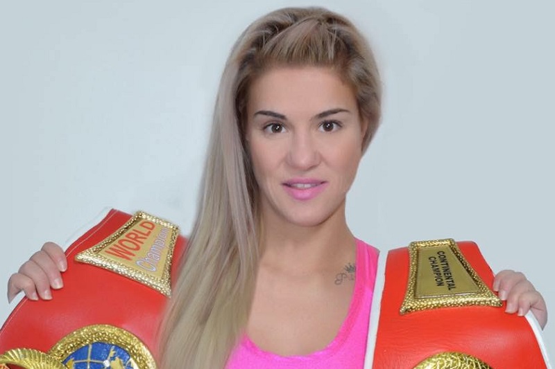 Female World boxing Champion the Greek 'Pink Tyson' set for UK debut on
