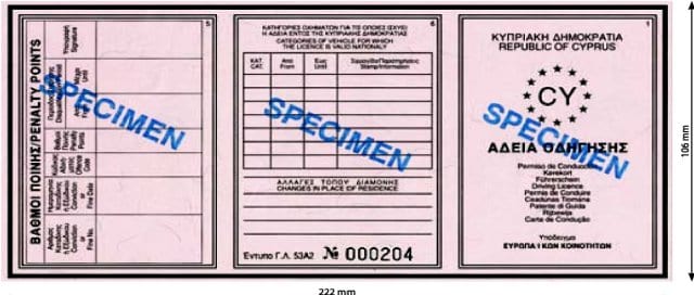 european driving licence