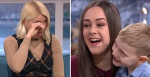Holly Willoughby in tears after little lad who was told he’d never speak talks live on TV
