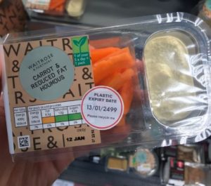 Some very important new expiry date stickers are appearing in supermarkets
