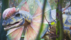 Take a virtual tour of life-sized animatronic dinosaurs this afternoon
