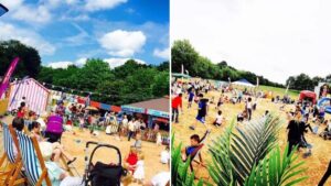 A huge authentic beach with a fun fair is coming to Heaton Park this summer