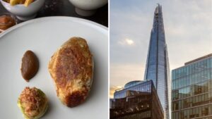 Woman’s £30 meal at The Shard in London looks so bad people don’t know what it is