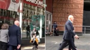 Five arrested after Tory MP Iain Duncan Smith ‘hit on head with traffic cone’ in Manchester