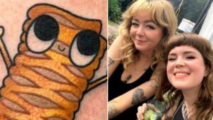 Greggs superfan’s tattoo of a vegan sausage roll goes viral