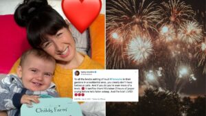 Ex-Coronation Street star ‘livid’ after her son was left terrified by garden firework displays