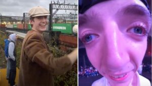 Legendary train enthusiast Francis Bourgeois was spotted raving at Warehouse Project