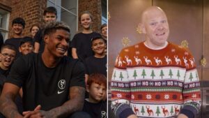 Marcus Rashford and chef Tom Kerridge team up to make sure every kid has a Christmas dinner
