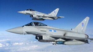 RAF scrambles Typhoon jets in response to ‘unidentified aircraft’ approaching UK for second day￼