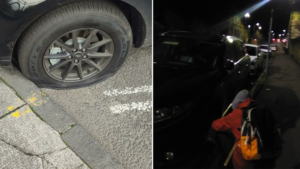 Climate activists have been deflating people’s car tyres in Manchester