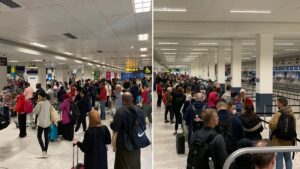 Manchester Airport chaos ‘worse than ever’ as passengers miss flights amid lengthy queues