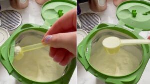 New mums are only just realising what the plastic on the side of formula boxes is really for