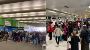 Manchester Airport issues update as passengers stuck in long queues again this morning