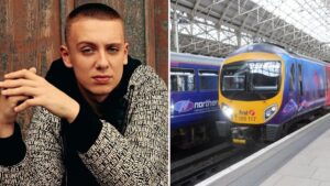 Aitch launches free train travel scheme for young people