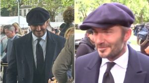 David Beckham spotted in queue for Queen lying in state after joining line at 2am