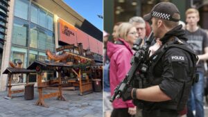 Armed police called after knifepoint robbery near Manchester Christmas Markets
