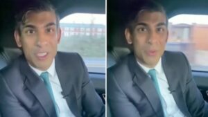 Lancashire Police are investigating a video of Rishi Sunak not wearing a seatbelt