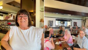 Pub landlady hosts regular dementia meet-ups after seeing mum ‘struggle’ with disease