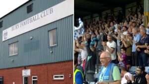 Bury FC returned to Gigg Lane on weekend for first game in four years