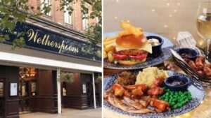 Wetherspoons reveals Christmas menu with turkey dinner and festive pizza
