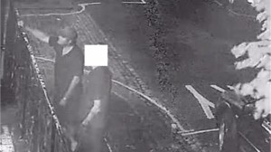 A man wanted in connection with racist abuse in Plymouth