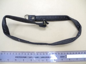 A bag strap discarded at the scene of Stephen Lawrence's murder on 22 April 1993 (© Metropolitan Police)