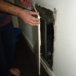 Unsecured wall panels © J. Grayson