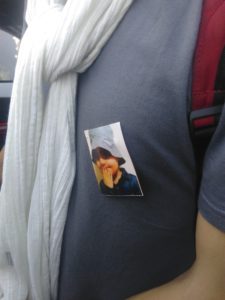 At the funeral of Mawda, a two-year-old Kurdish Iraqi girl, who died after being shot near Mons, Belgium