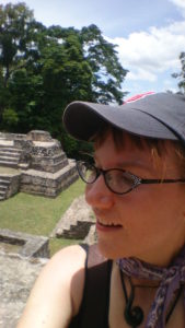 Dr Donna Yates: Dr. Donna Yates Donna at Belize Maya Temple