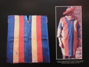 Returned q'epi being warn by a Coroma community member before it was stolen: From an exhibit on the return of the q'epis in La Paz Image for La Paz Exhibit on qepi return 4