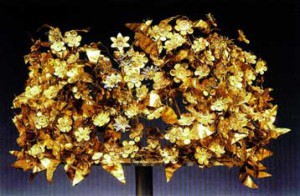 Gold funerary wreath acquired for the Getty by True in 1993 Wreath Getty Marion True