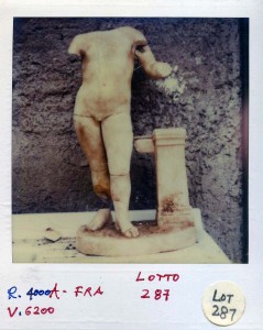 Photo Siezed in the Medici Raid of Object that eventually was offered at Sotheby's in 1986 Photo Siezed in the Medici Raid of Object that eventually was offered at Sotheby's in 1986