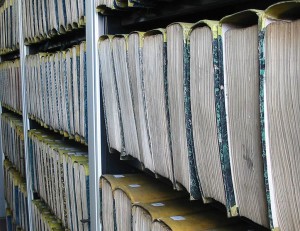 Archive files. Photo by Moi Archive File register. Photo by moi