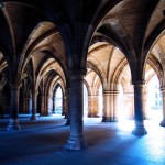 Image of University of Glasgow's famous cloisters, by Chor Ip Glasgow Cloisters by
