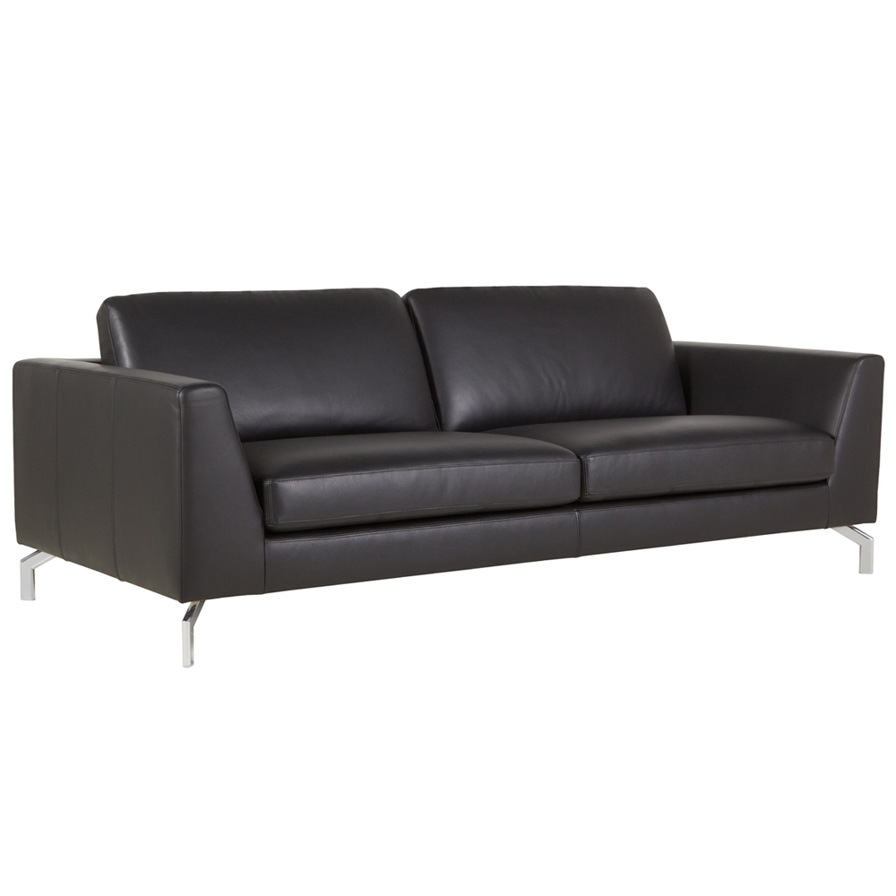 Allegra Italian Leather 3 Seater Sofa Aflair For Home