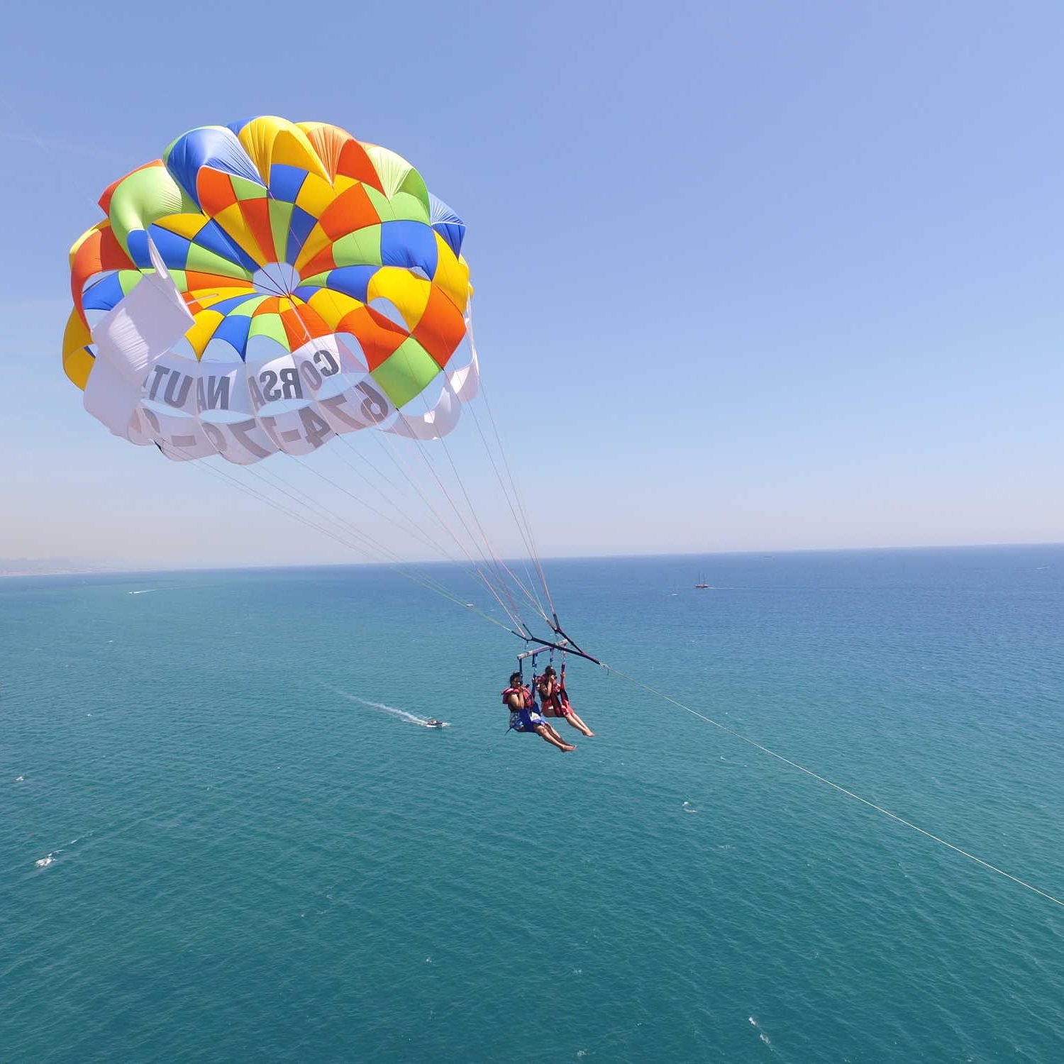Parasailing to new Heights in Sitges