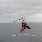 Parasailing girls