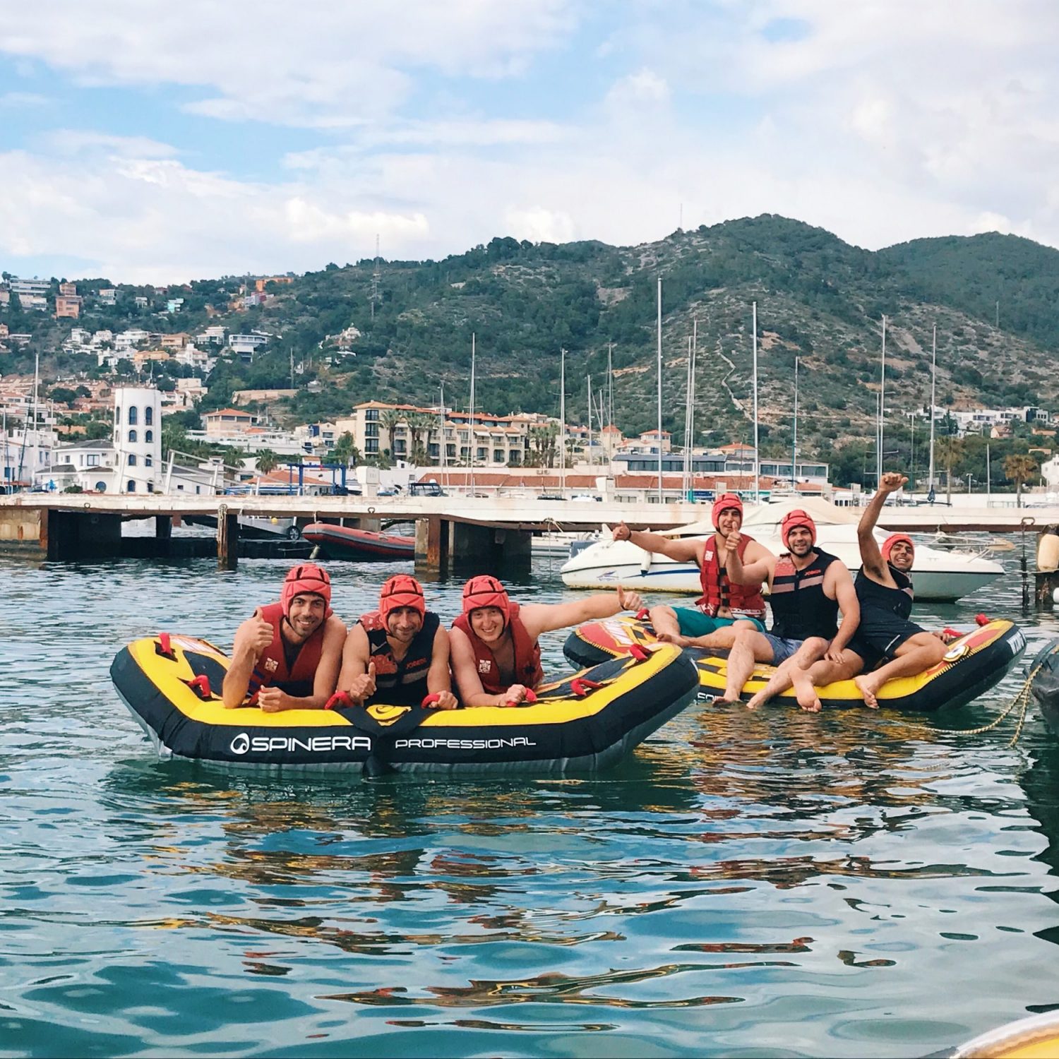 Ride the donut in Sitges