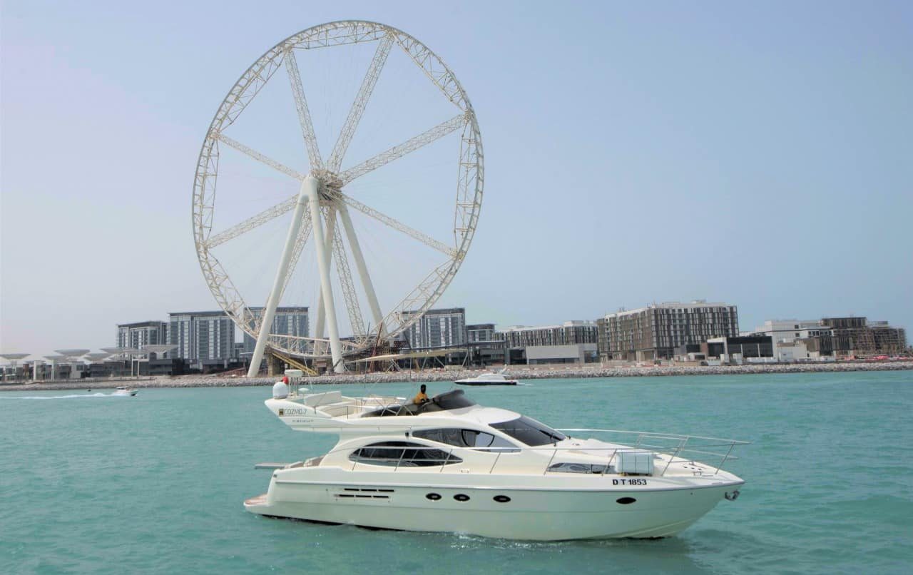Dubai Boat Hire of a 50ft Cozmo Azimut