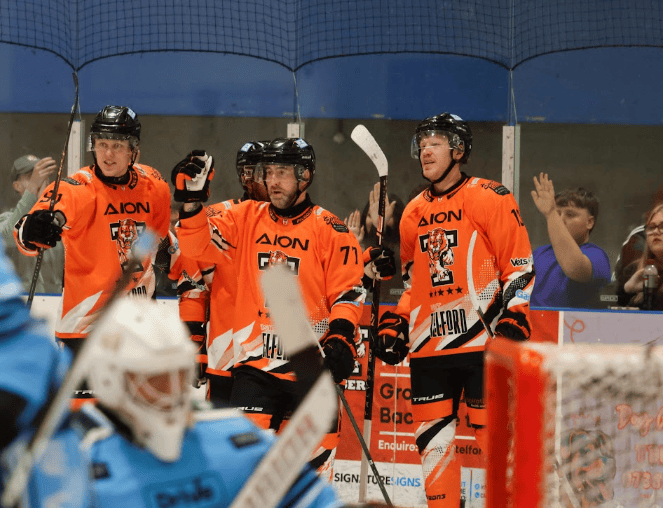 AION car brand faces off as headline sponsor of Telford Tigers ice hockey team