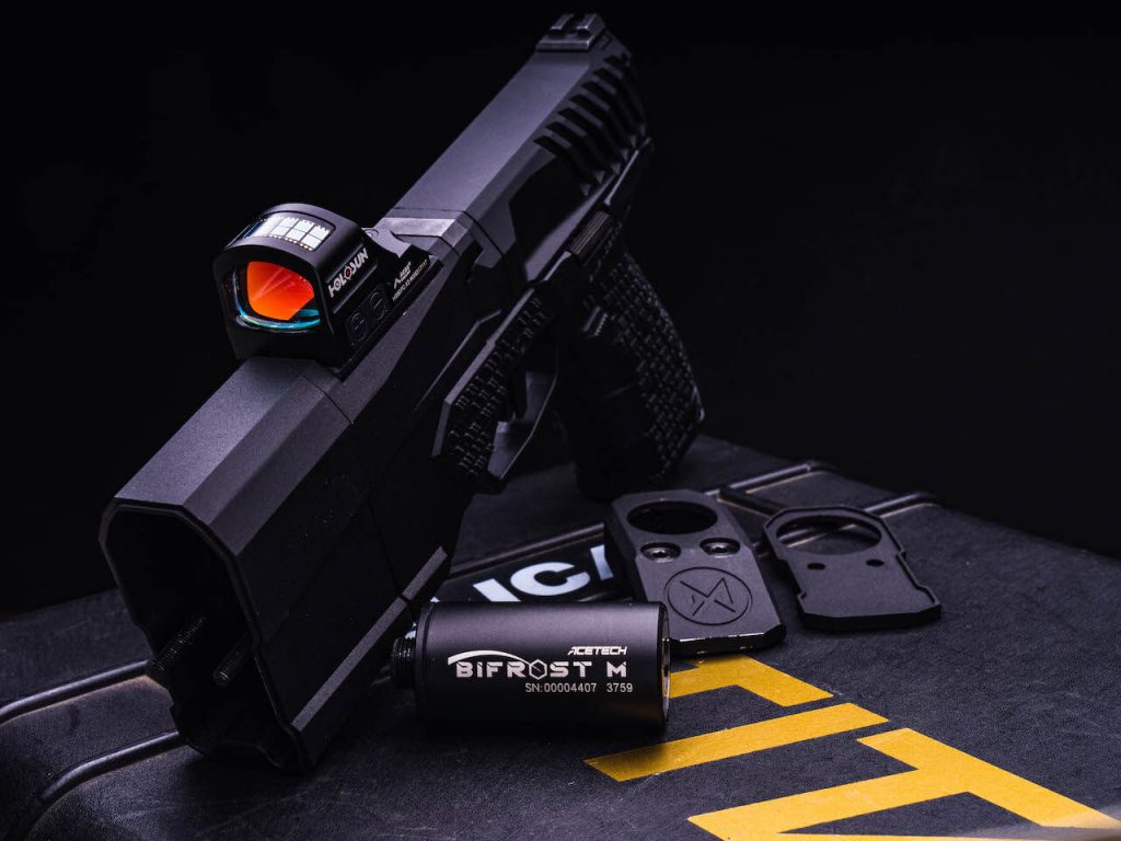Krytac SilencerCo Maxim 9 Acetech tracer unit