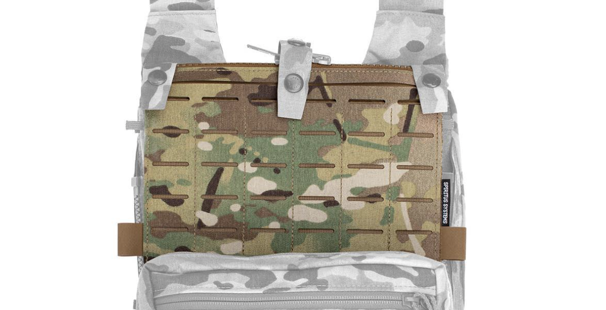 PEW Tactical MOLLE Assault Back Panel Pouch TYPE 1 Airsoft